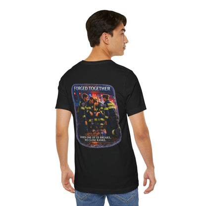 Forged Tee — 'Forged in Chaos' EMS & First Responder Tribute T-Shirt