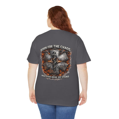 Born for Chaos Paramedic EMT T-Shirt — First Responder Gift