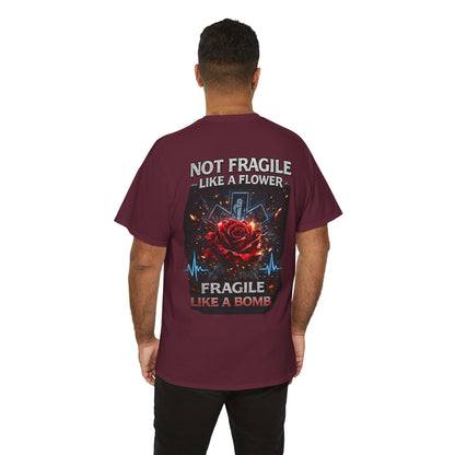Paramedic EMT Tee — "Fragile Like a Bomb" First Responder Gift