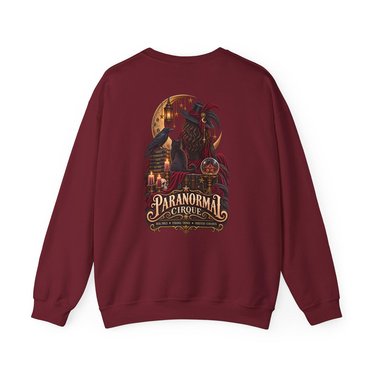 Paranormal Cirque | Real Souls, Strange Things & Forever Curious Gothic Shirt