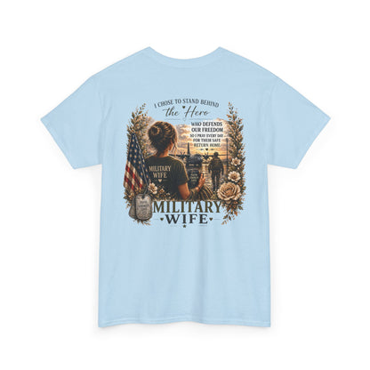 Military Wife Support Tee | Deployment Wife, Proud Military Spouse Shirt