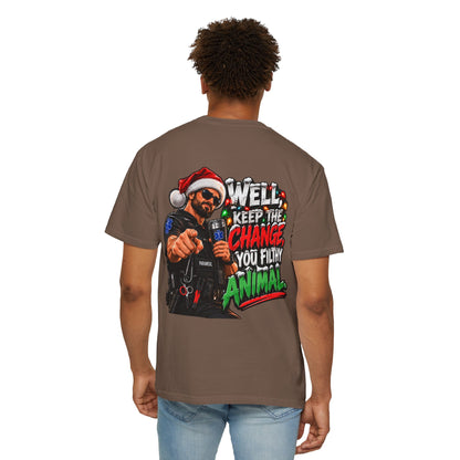 Funny Paramedic Christmas Shirt, Keep the Change You Filthy Animal, EMS Holiday Sweatshirt, EMT Gift, First Responder Christmas Apparel