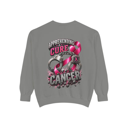 Apprehending a cure Breast Cancer Awareness Sweatshirt  LEO edition