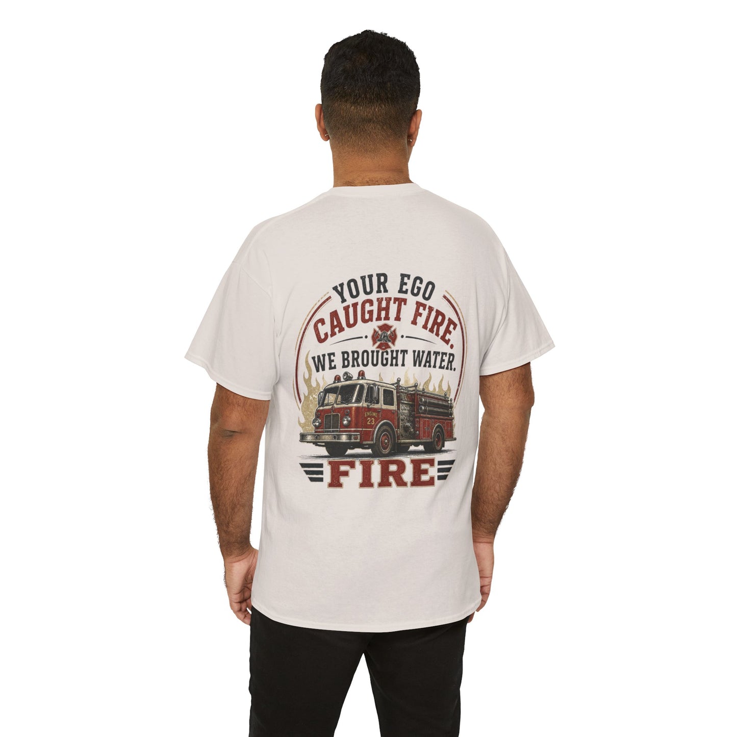 Vintage Firefighter Tee | Retro Fire Dept Shirt