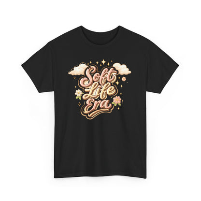 Soft Life Era Graphic Tee | Aesthetic Soft Girl Vintage Self Care Shirt
