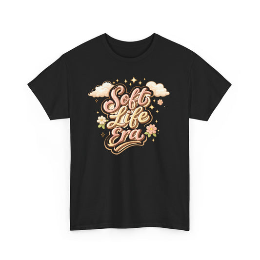 Soft Life Era Graphic Tee | Aesthetic Soft Girl Vintage Self Care Shirt