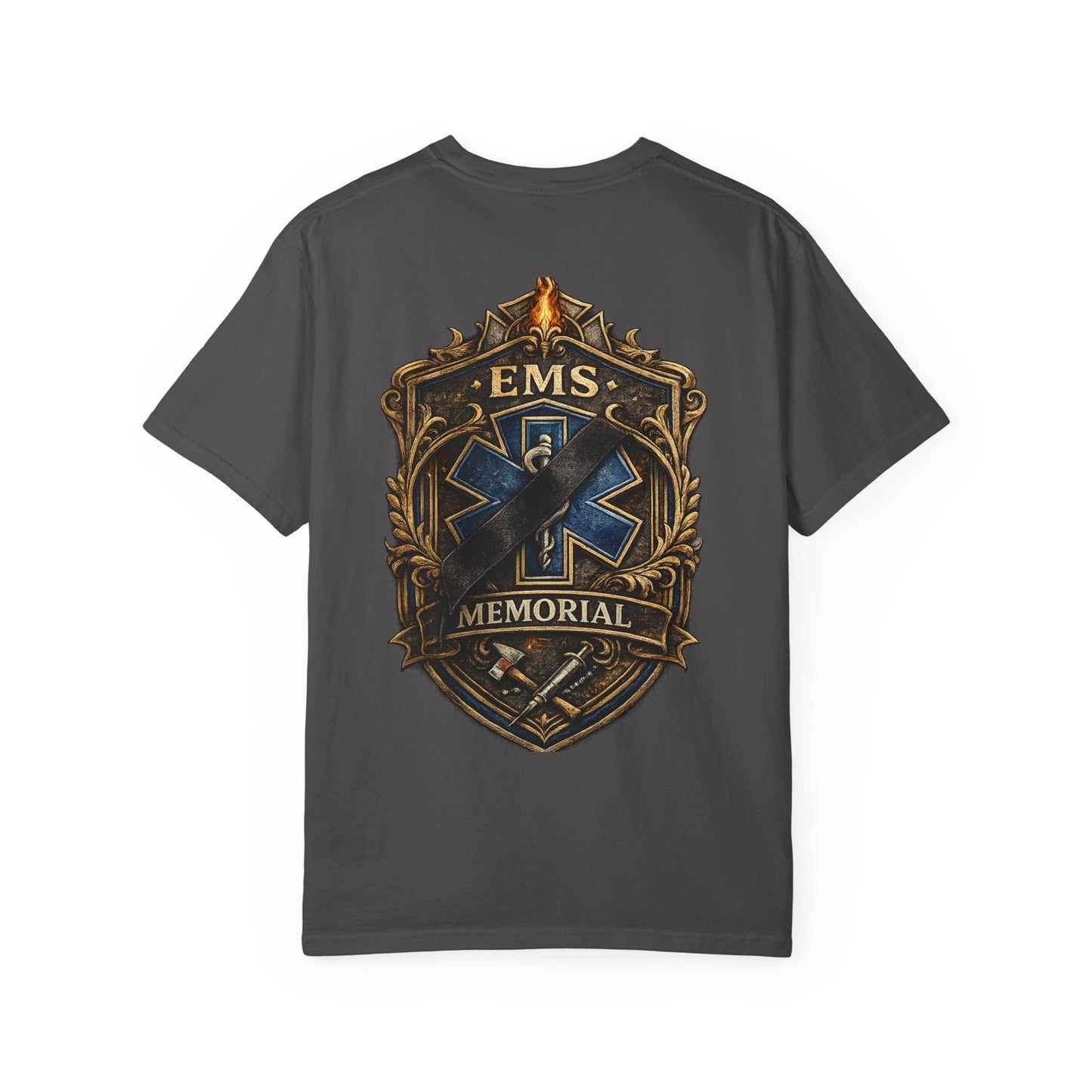 EMS Fallen Tribute T-Shirt — First Responders Memorial Tee