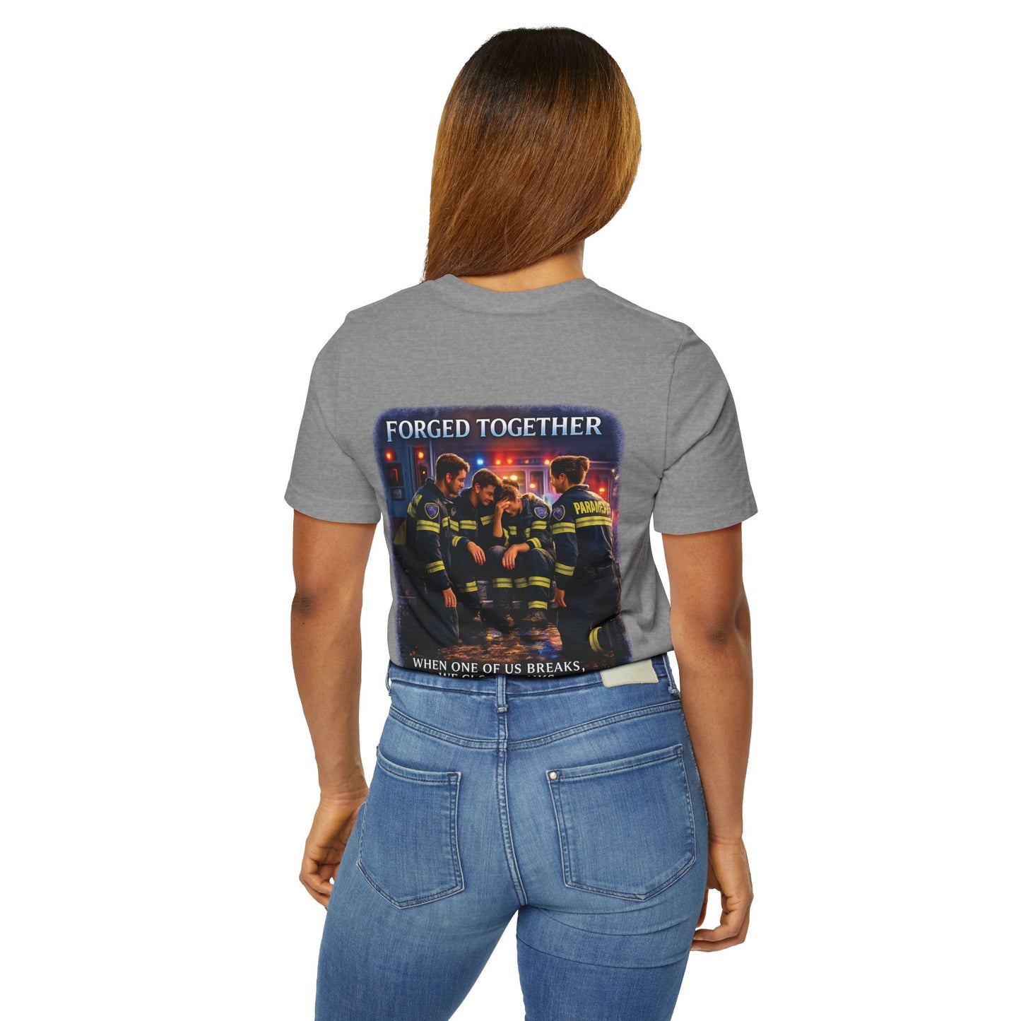 Forged Tee — 'Forged in Chaos' EMS & First Responder Tribute T-Shirt