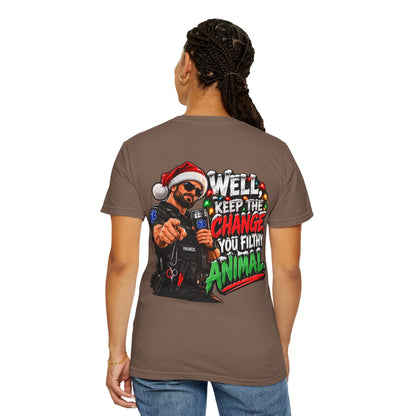Funny Paramedic Christmas Shirt, Keep the Change You Filthy Animal, EMS Holiday Sweatshirt, EMT Gift, First Responder Christmas Apparel
