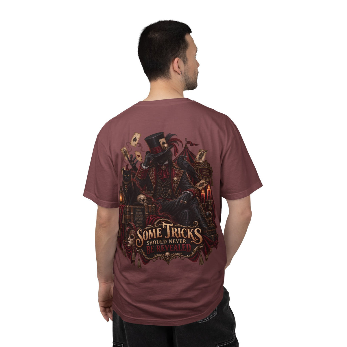 Some Tricks Should Never Be Revealed | Haunted Magician Gothic Circus Shirt