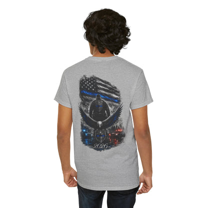 Thin Blue Line Eagle Tee — 2026 Police Support Patriotic Law Enforcement Shirt
