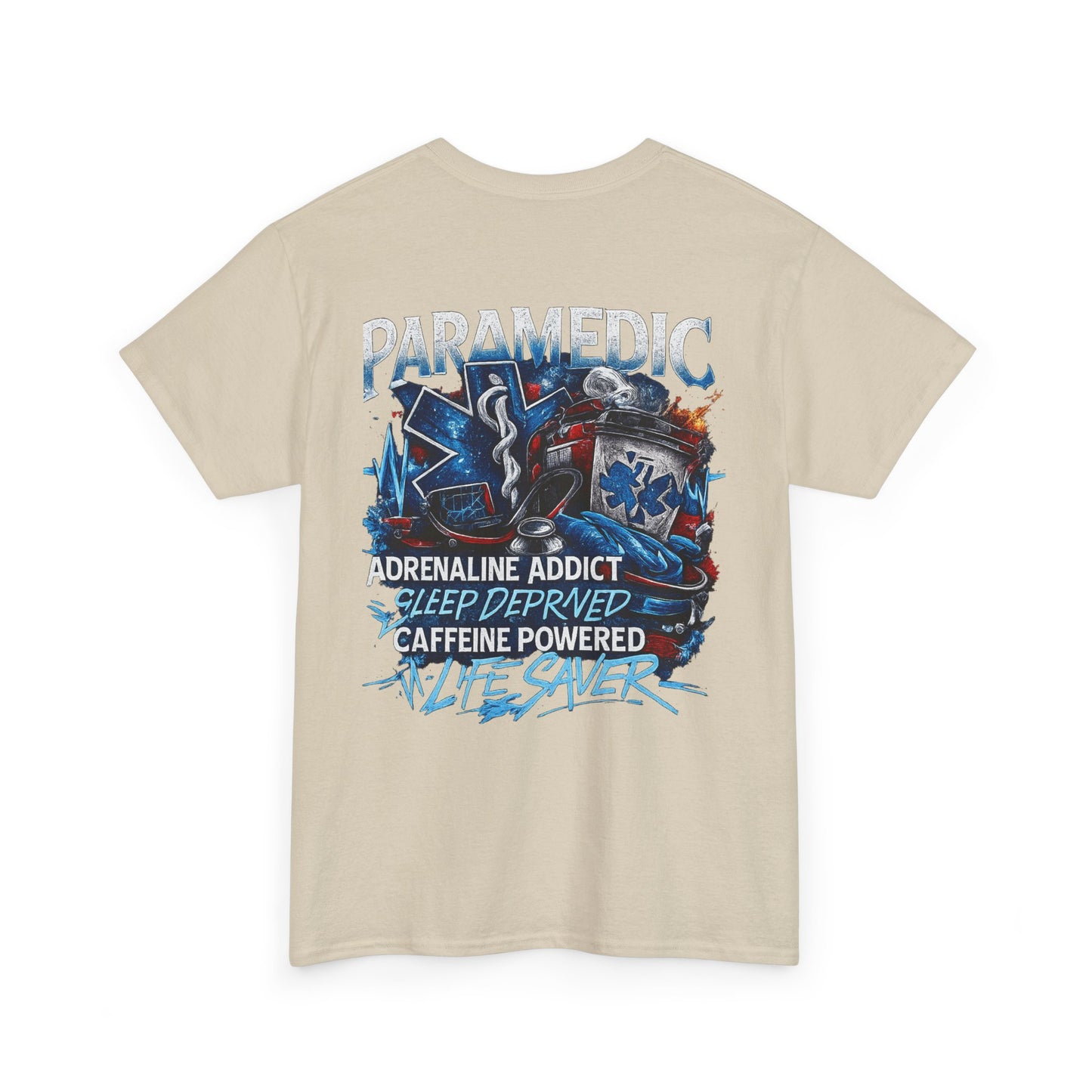 Adrenaline Addict EMT Paramedic Tee | First Responder Typography