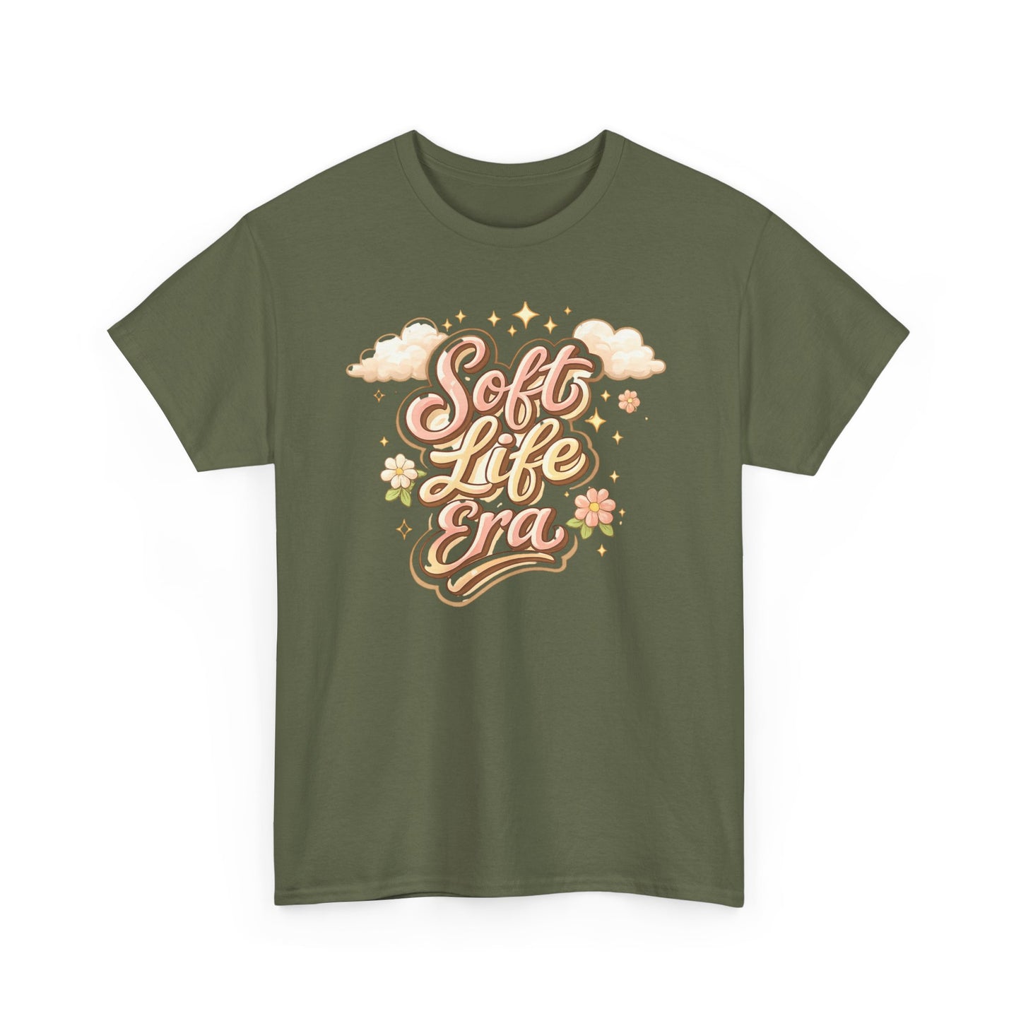 Soft Life Era Graphic Tee | Aesthetic Soft Girl Vintage Self Care Shirt