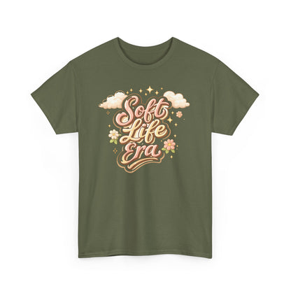 Soft Life Era Graphic Tee | Aesthetic Soft Girl Vintage Self Care Shirt