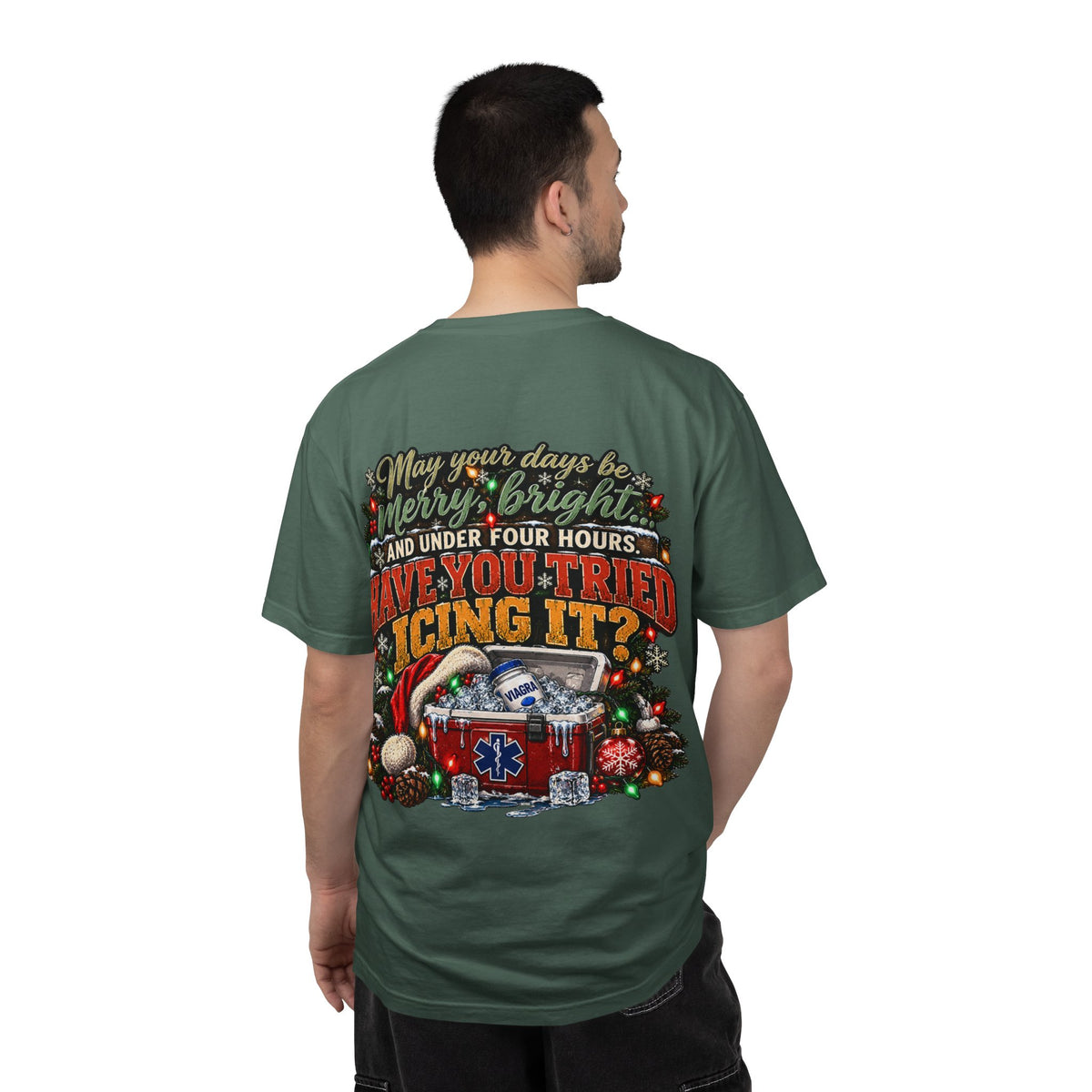 Have You Tried Icing It? Christmas EMS Shirt | Funny Paramedic Holiday T-Shirt & Sweatshirt | Adult Medical Humor Gift