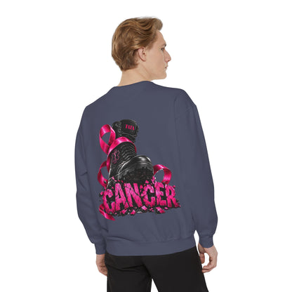 Cancer Awareness Sweatshirt  EMS Edition– Pink Ribbon Fighter Graphic Crewneck
