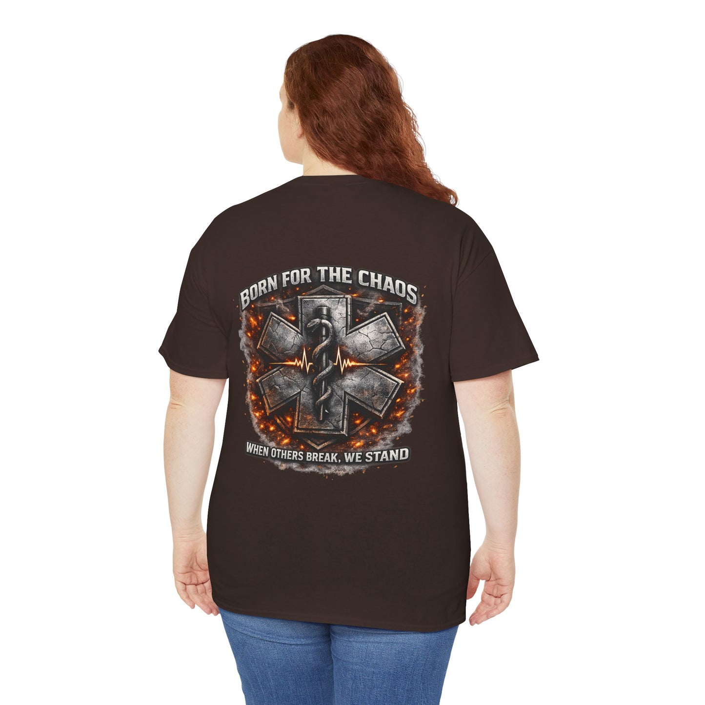 Born for Chaos Paramedic EMT T-Shirt — First Responder Gift