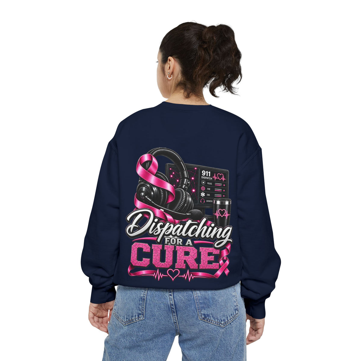 Dispatching for a Cure Sweatshirt