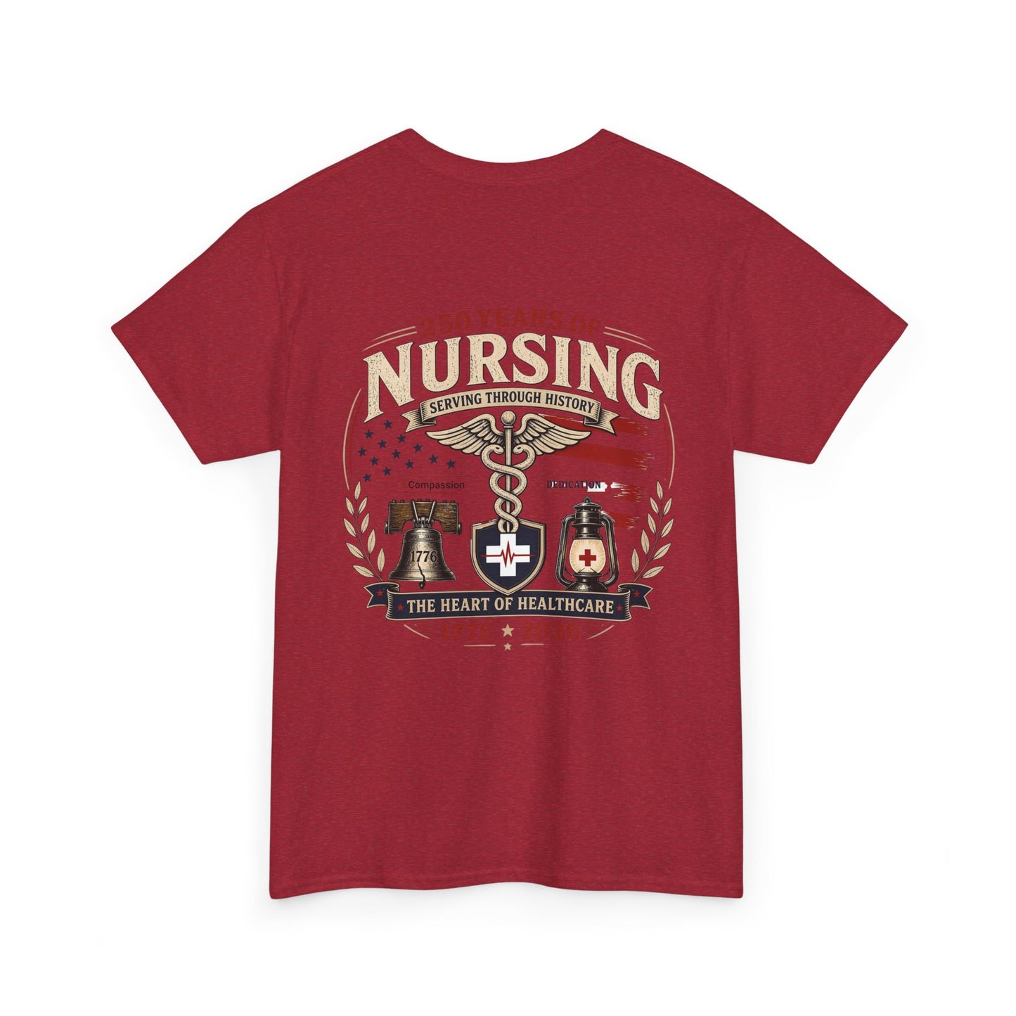 250 Years of Nursing Tee — Patriotic 1776–2026 Nurse Anniversary Shirt