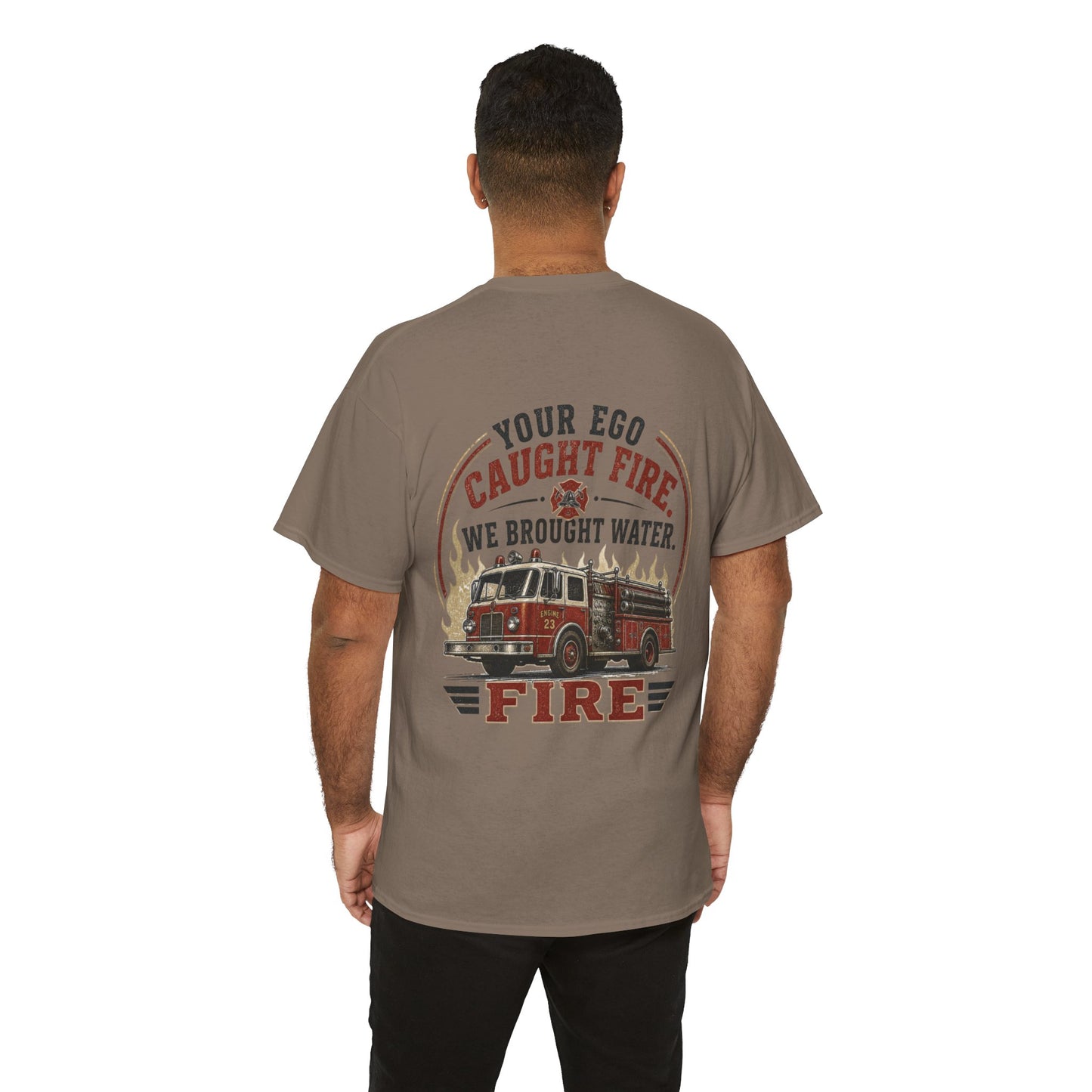 Vintage Firefighter Tee | Retro Fire Dept Shirt