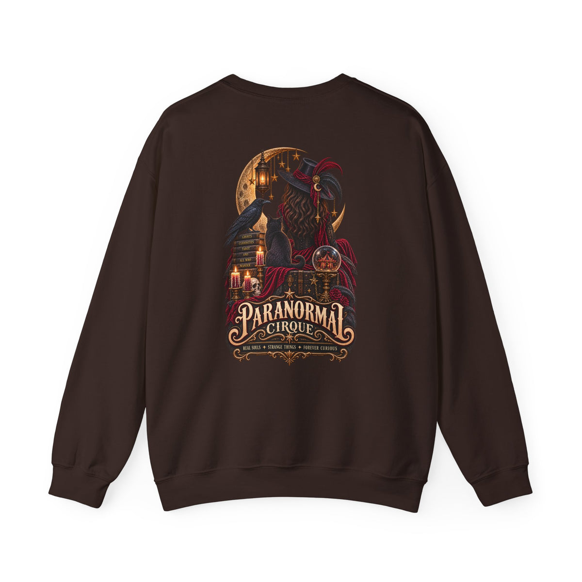 Paranormal Cirque | Real Souls, Strange Things & Forever Curious Gothic Shirt