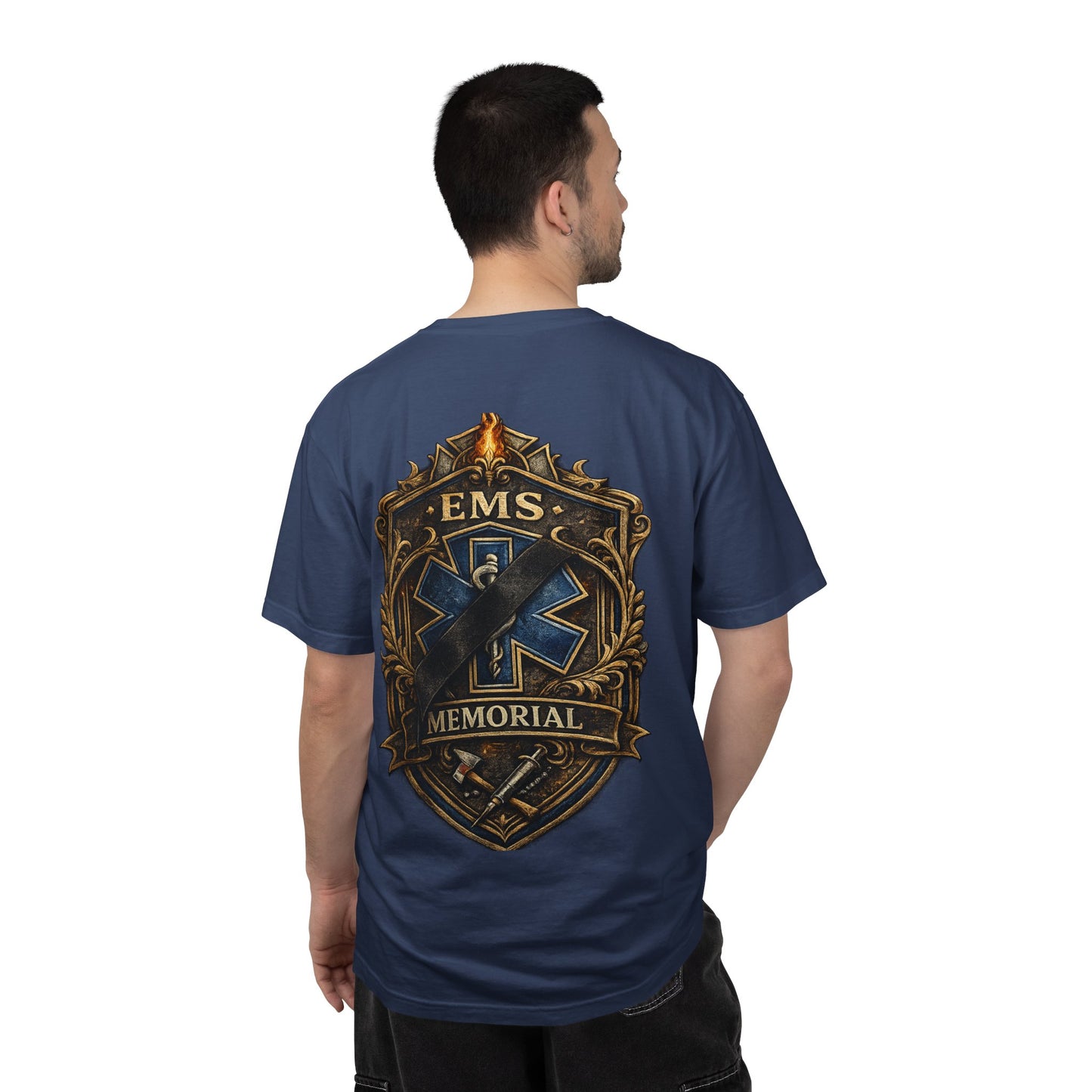 EMS Fallen Tribute T-Shirt — First Responders Memorial Tee