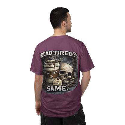 Dead Tired Medical Examiner T-shirt | Funny Forensic Design