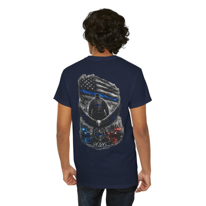 Thin Blue Line Eagle Tee — 2026 Police Support Patriotic Law Enforcement Shirt