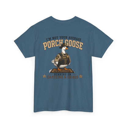 Deputy Porch Goose T-Shirt — "Meet Your Porch Guardian"