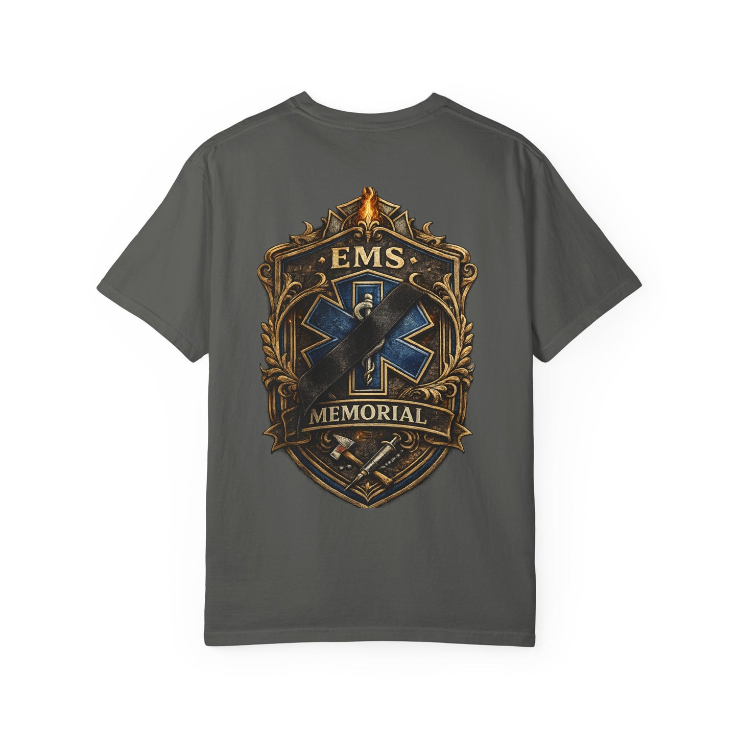EMS Fallen Tribute T-Shirt — First Responders Memorial Tee