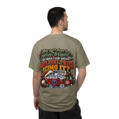 Have You Tried Icing It? Christmas EMS Shirt | Funny Paramedic Holiday T-Shirt & Sweatshirt | Adult Medical Humor Gift