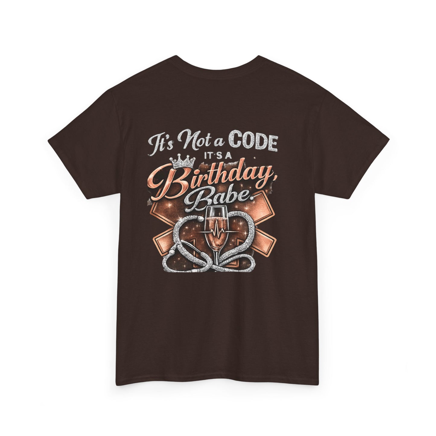 Bougie EMS Lady Birthday Tee — EMS Women First Responder Birthday Shirt
