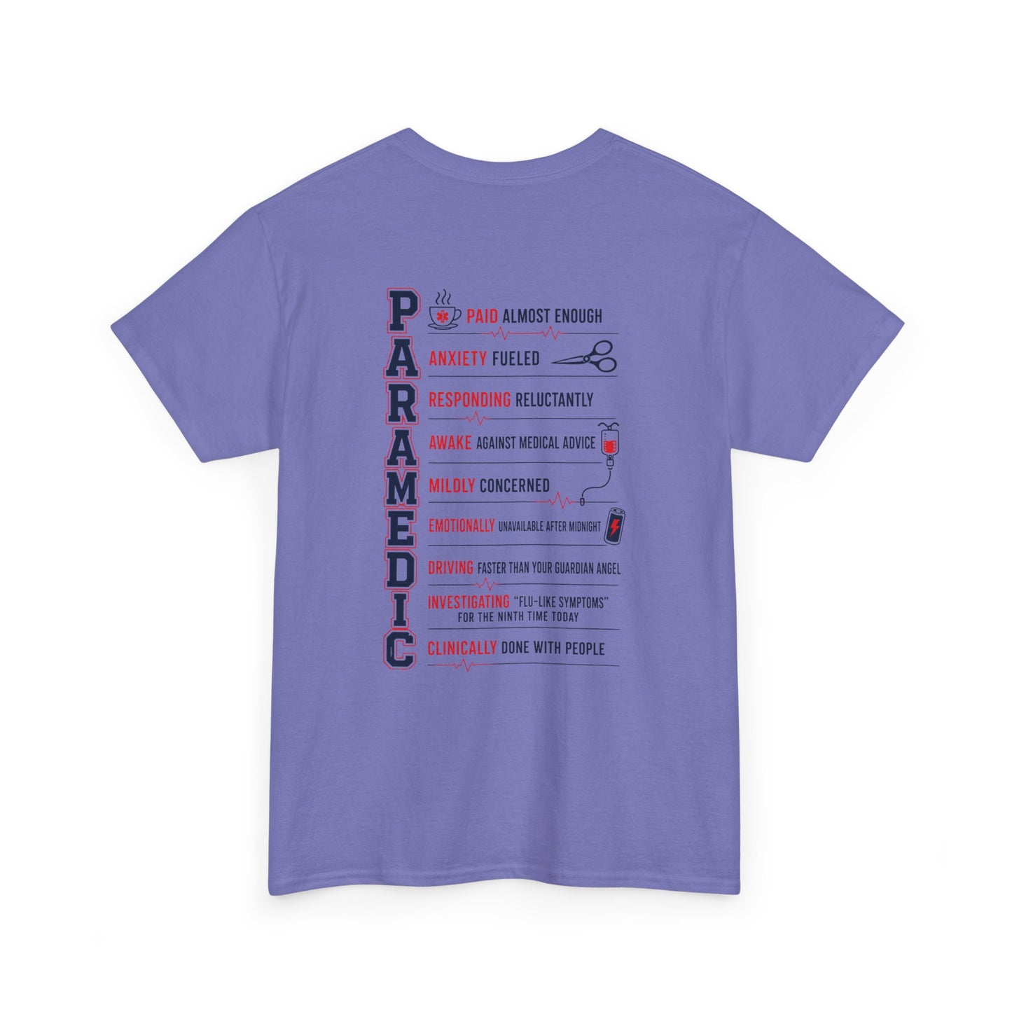 Paramedic Acronym Tee — "Clinically Done With People" EMT Humor First Responder Shirt