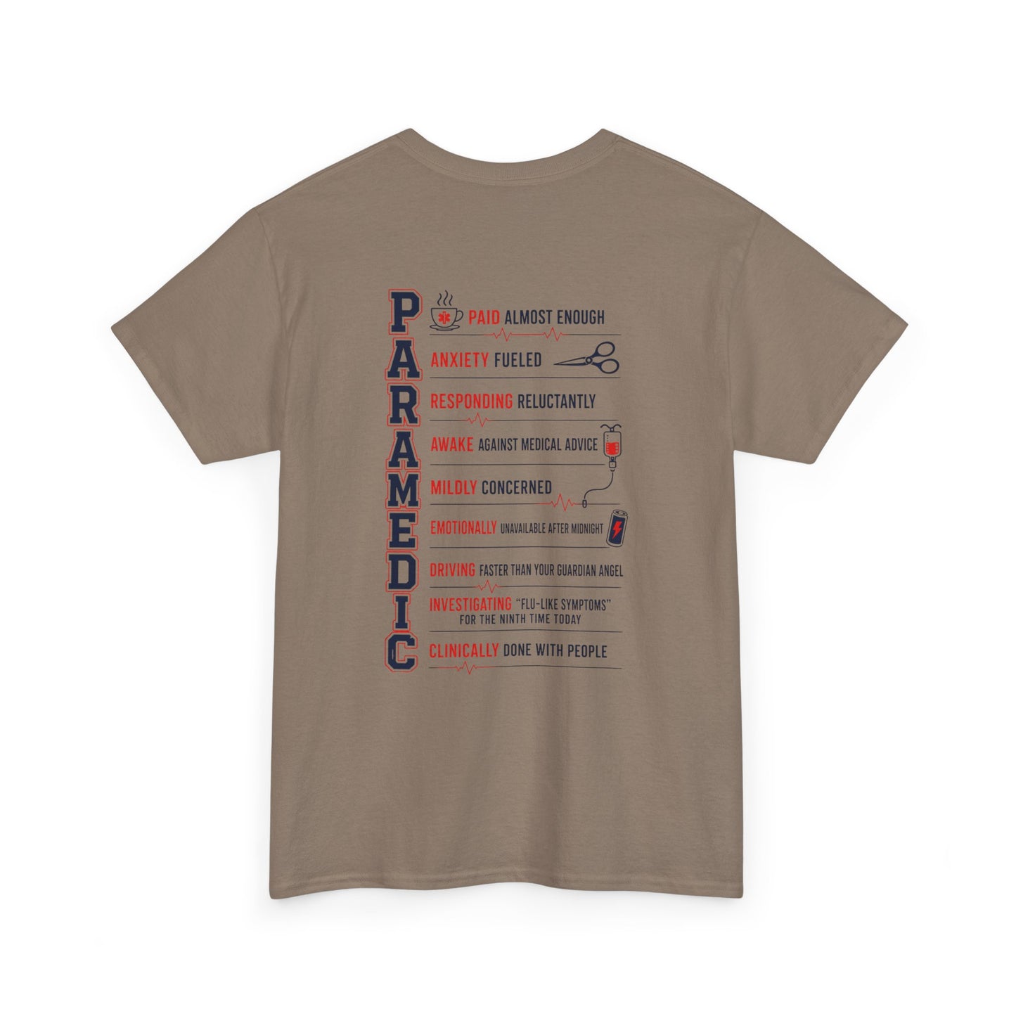 Paramedic Acronym Tee — "Clinically Done With People" EMT Humor First Responder Shirt