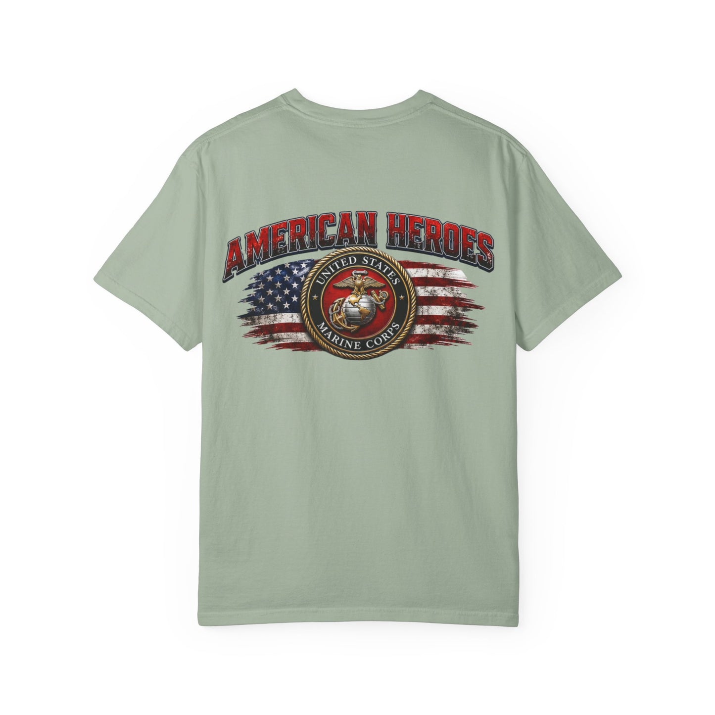 USMC 'American Heroes' Garment-Dyed T-Shirt