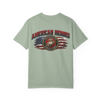 USMC 'American Heroes' Garment-Dyed T-Shirt