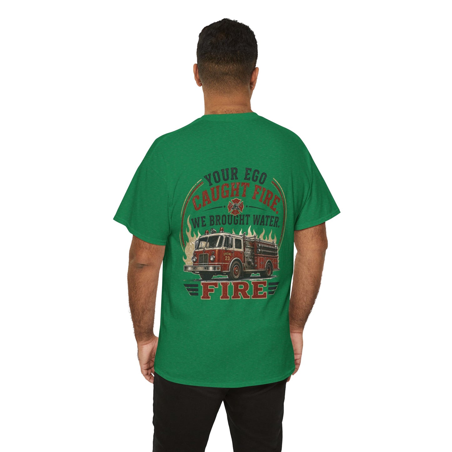 Vintage Firefighter Tee | Retro Fire Dept Shirt