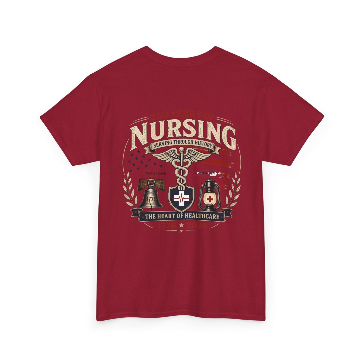250 Years of Nursing Tee — Patriotic 1776–2026 Nurse Anniversary Shirt
