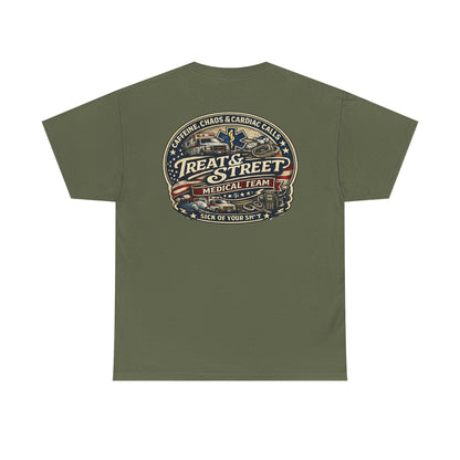 Treat & Street Medical Team First Responders T-Shirt | Firefighter Police EMS