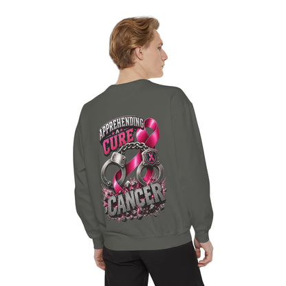 Apprehending a cure Breast Cancer Awareness Sweatshirt  LEO edition