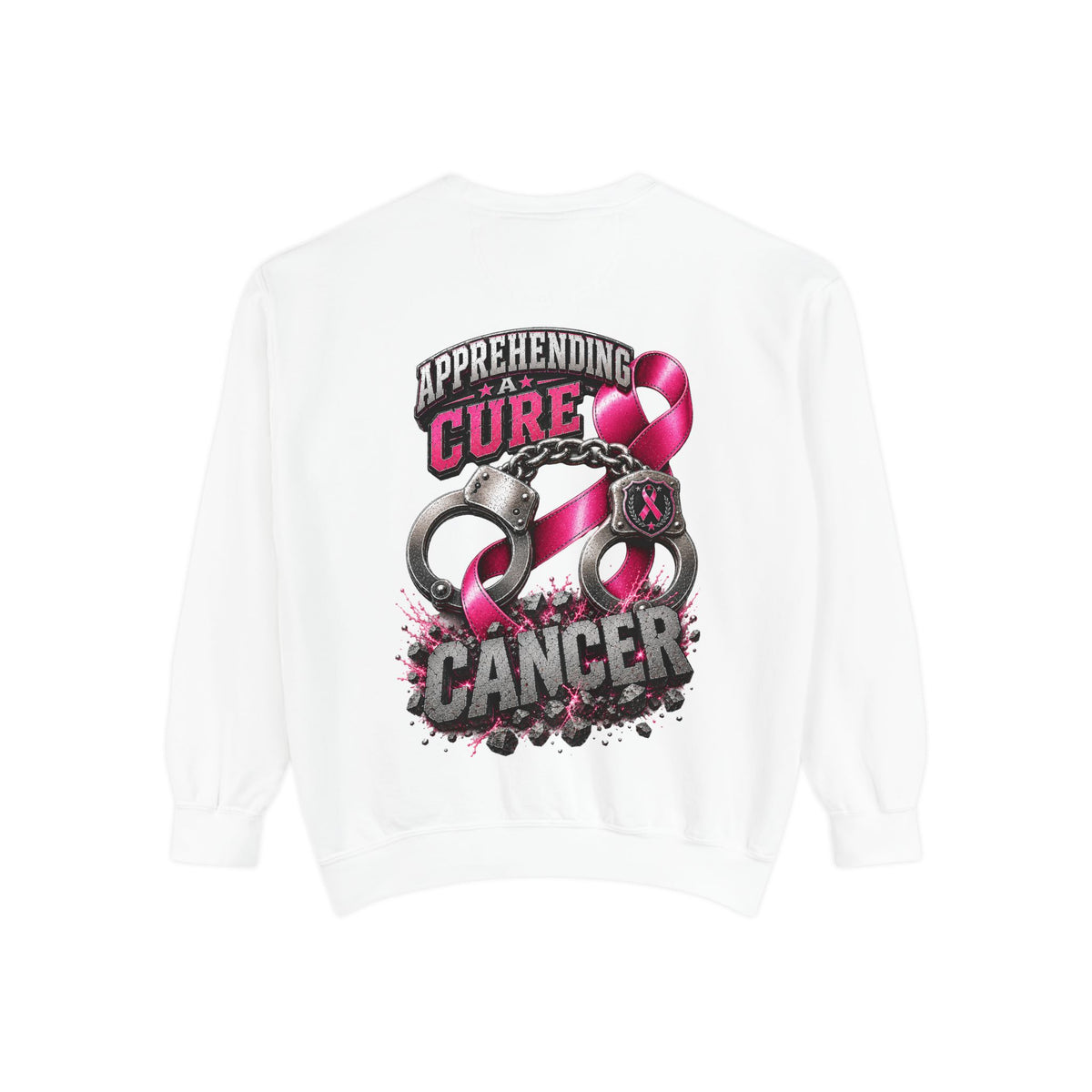 Apprehending a cure Breast Cancer Awareness Sweatshirt  LEO edition