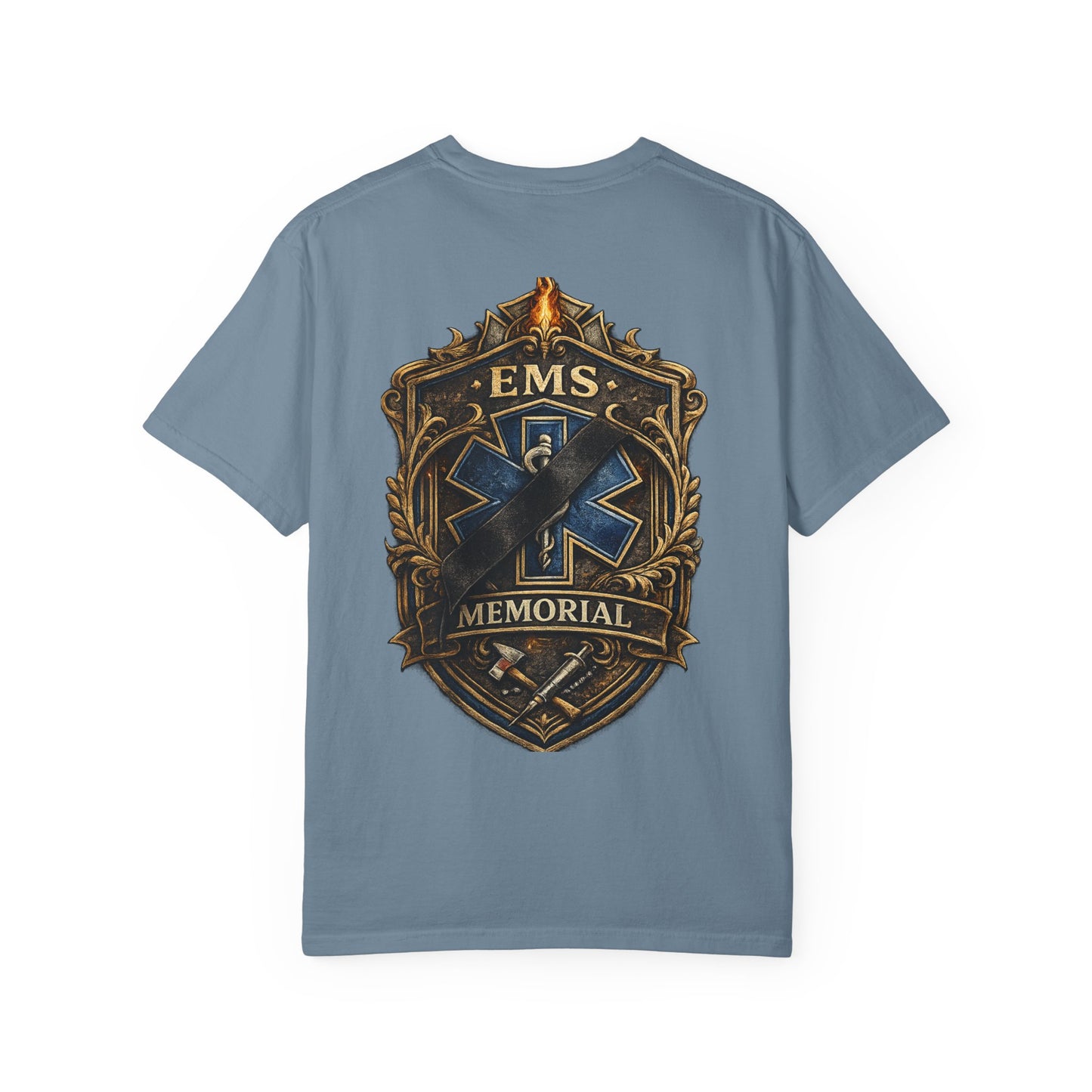 EMS Fallen Tribute T-Shirt — First Responders Memorial Tee