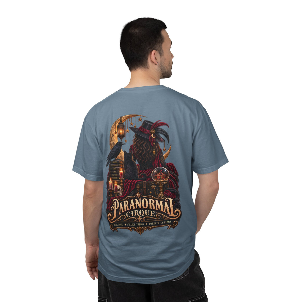 Paranormal Cirque T-Shirt — Gothic Raven Fortune Teller Tee