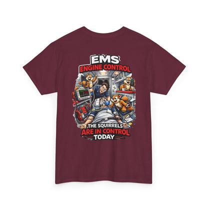 EMS Paramedic T-Shirt — Funny "Squirrels in Control" First Responder Humor