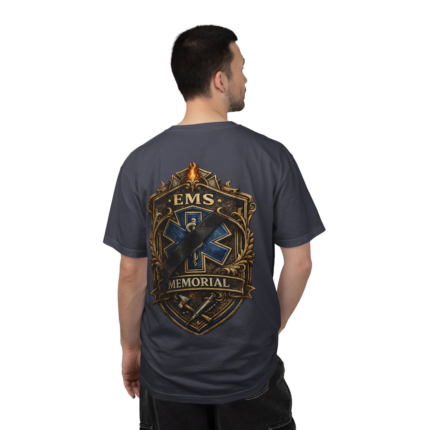 EMS Fallen Tribute T-Shirt — First Responders Memorial Tee