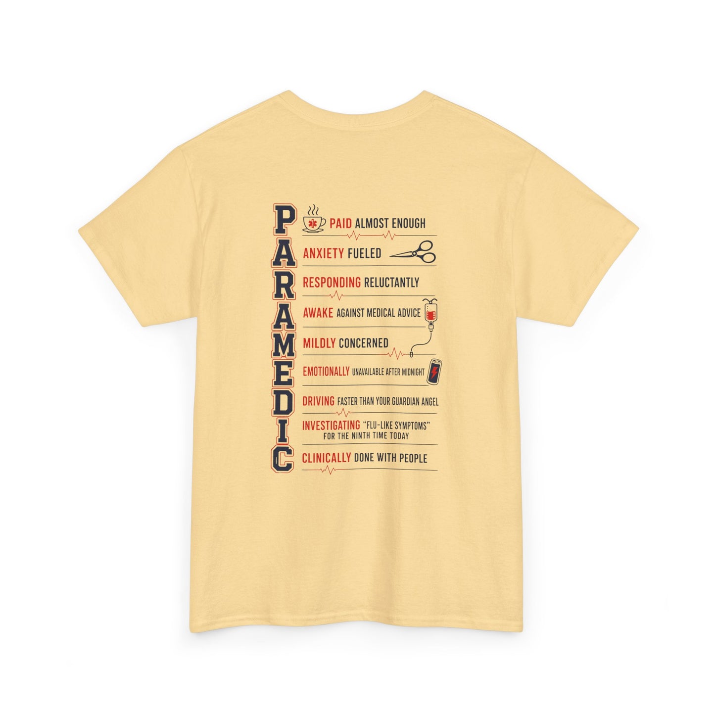 Paramedic Acronym Tee — "Clinically Done With People" EMT Humor First Responder Shirt