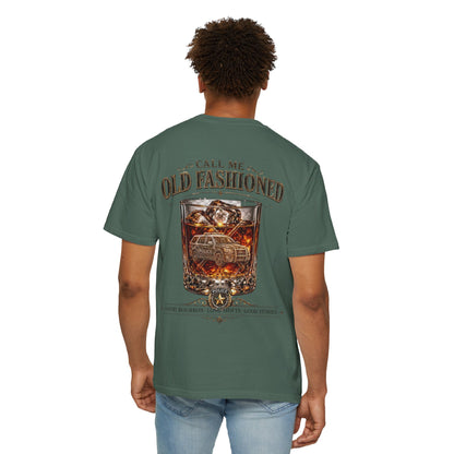 Police Bourbon & Brotherhood T-Shirt — "Call Me Old Fashioned"