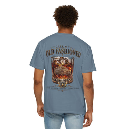 Police Bourbon & Brotherhood T-Shirt — "Call Me Old Fashioned"