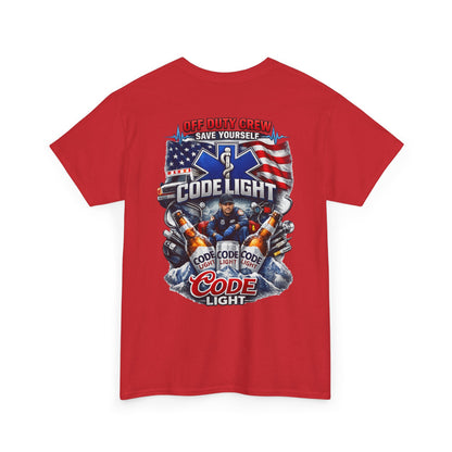 Off Duty Code Light EMT T-Shirt — Funny Paramedic & First Responder Gift
