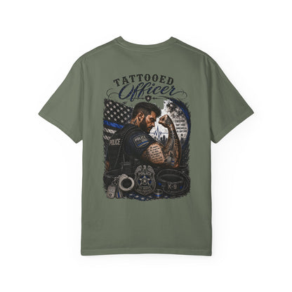 Thin Blue Line Tribute K-9 Police T-Shirt — To Serve & Protect